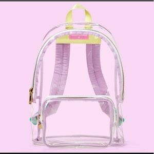 NWT Stoney Clover Lane clear backpack